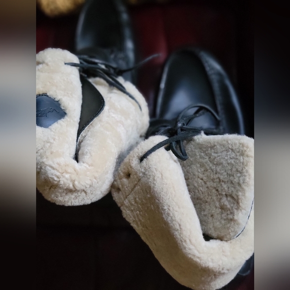 Polo Ralph Lauren Other - Men's size 11.5 Black Polo Leather Boots.